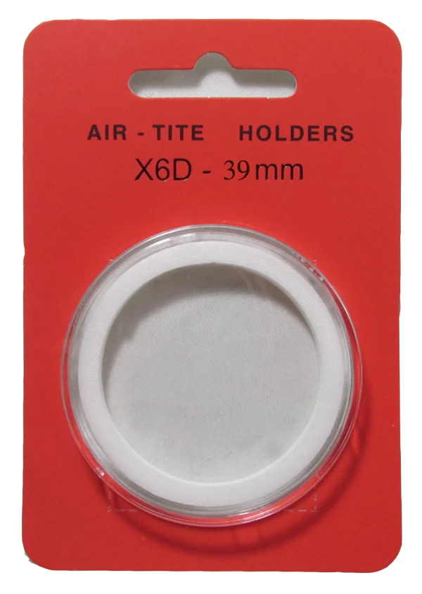 Air Tite Ring Fit High Relief 39mm Retail Package Holders - Model X6D