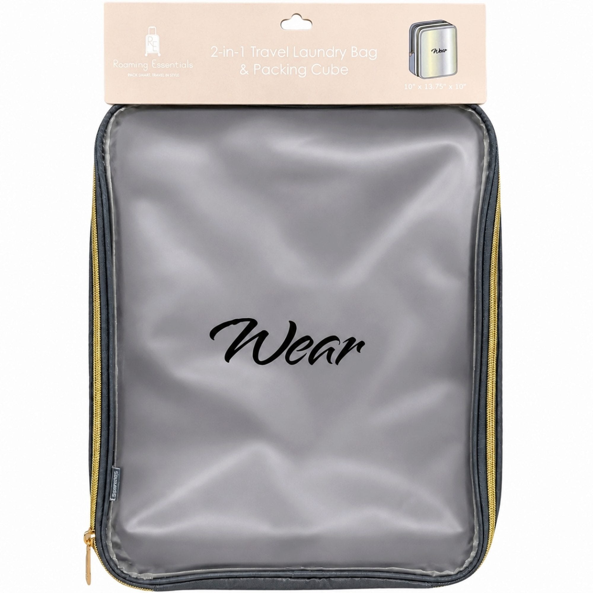 Roaming Essentials 2-in-1 Travel Laundry Bag & Packing Cube (pack of 7)