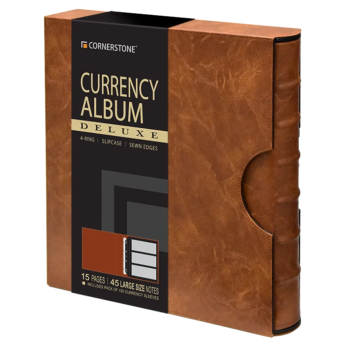 Deluxe Currency Album for Large Notes with Slipcase
