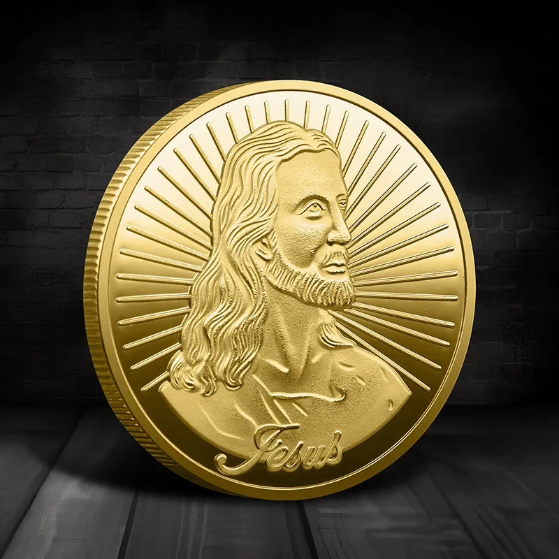 Jesus portrait "Last Supper" souvenir token — decorative