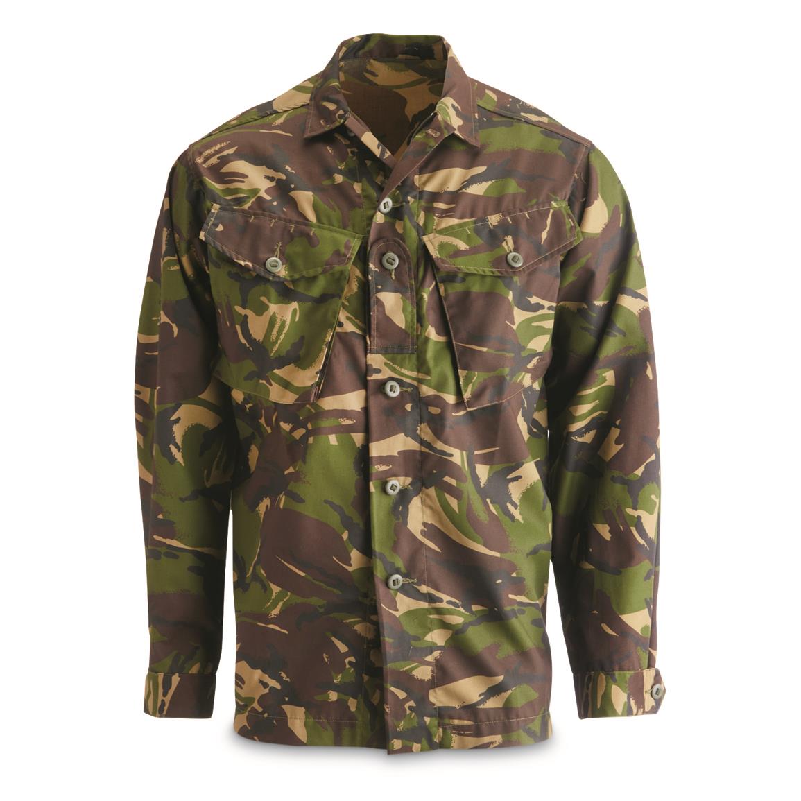 British Military Surplus Temperate ACU Jacket, New — DPM Camo / Small
