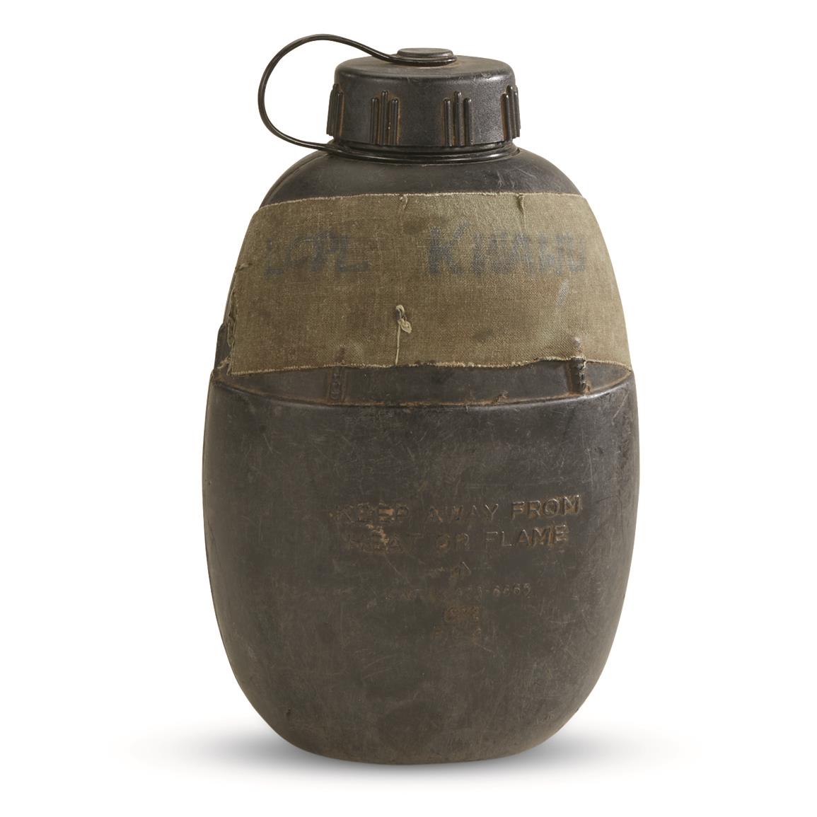 British Military Surplus 1 quart Canteen, Used