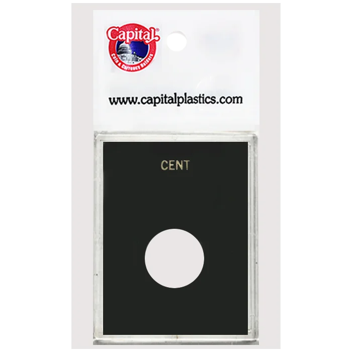 Capital Plastics Caps Coin Holder - Cent