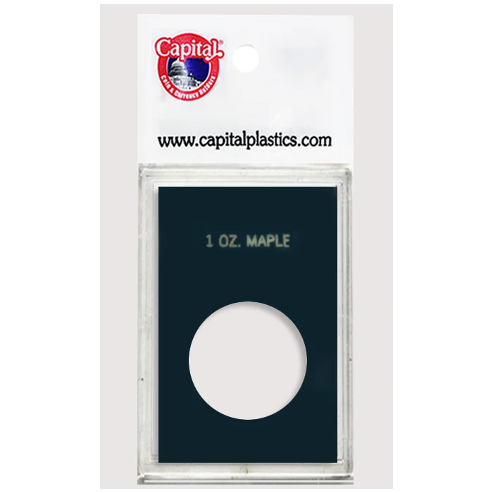 Capital Plastics Caps Coin Holder - 1 oz. Maple