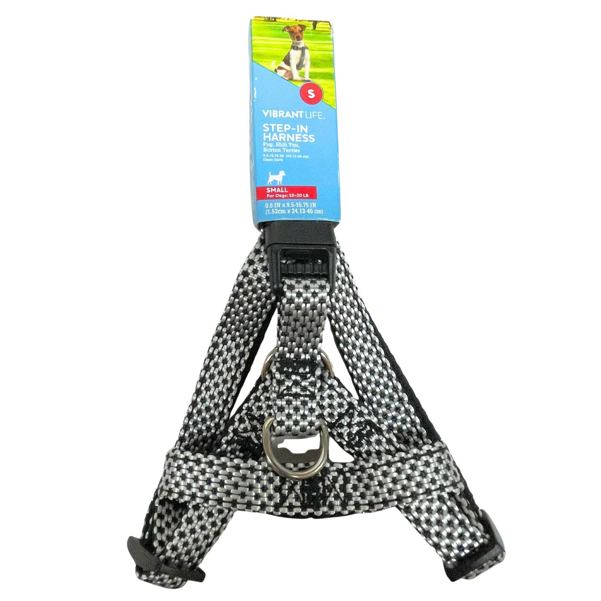 Bulk 18-Pack: Vibrant Life Grey Small Padded Pet Harness