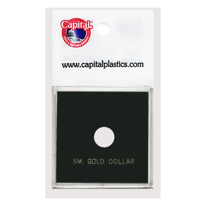 Capital Plastics Krown Coin Holder - Small Gold $ (type 1)