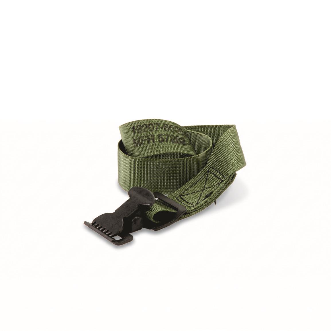 U.S. Military Surplus Canvas 20" Web Belt Straps, 10 Pack, New