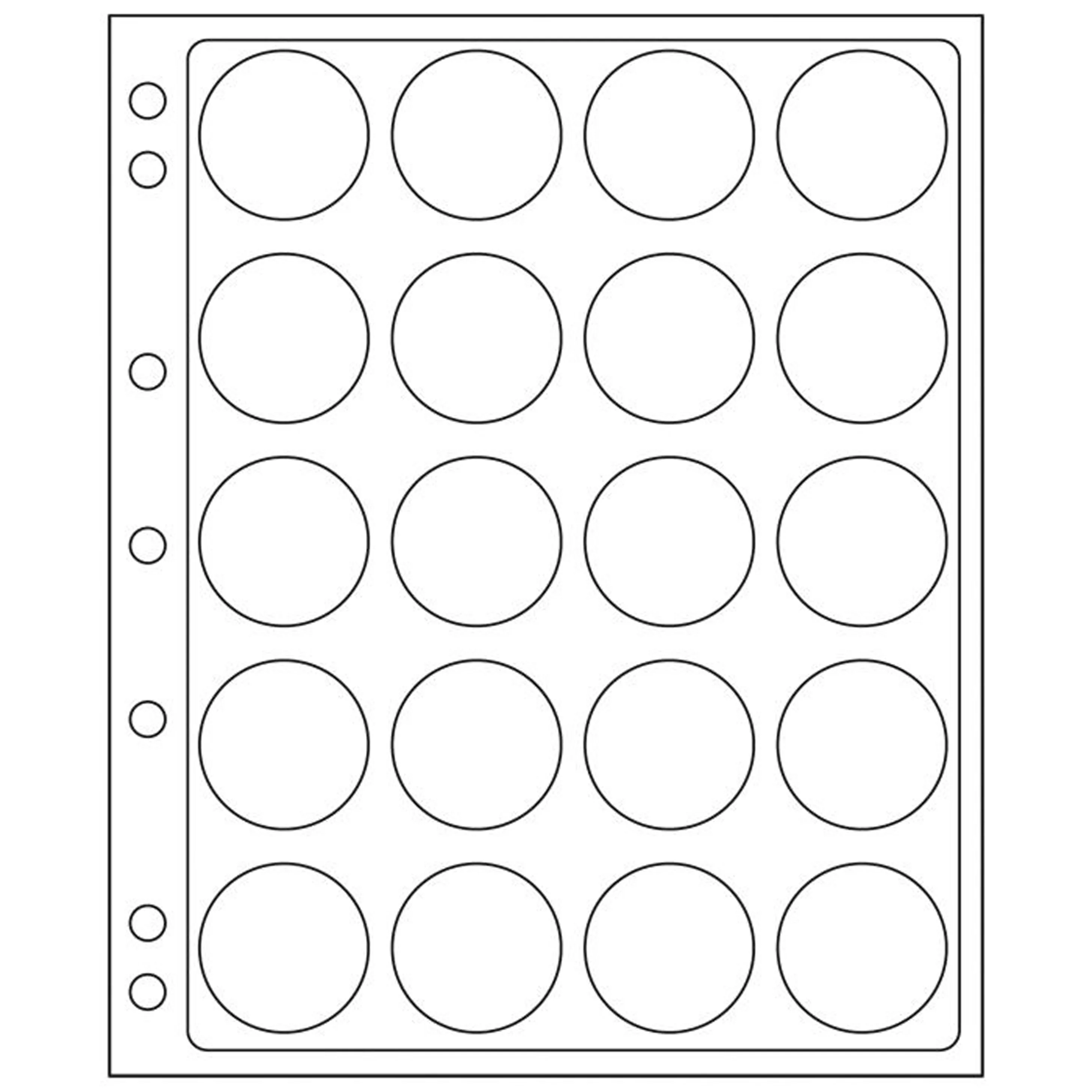 20 slots ENCAP Clear Coin Capsules Pages 38/39/40 (Fits Guardhouse L, Ligththouse 38/39, Airtite H)
