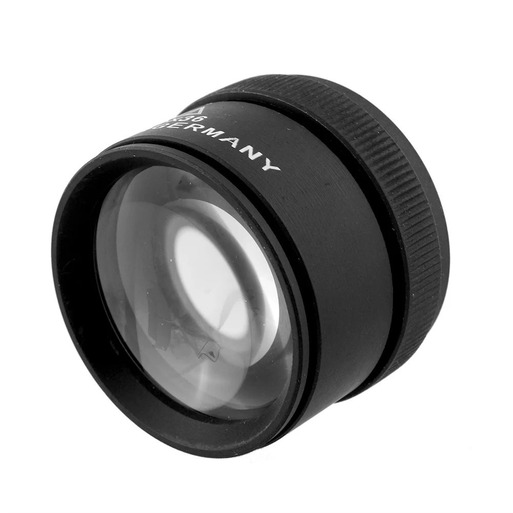 Illuminated inspection loupe with case