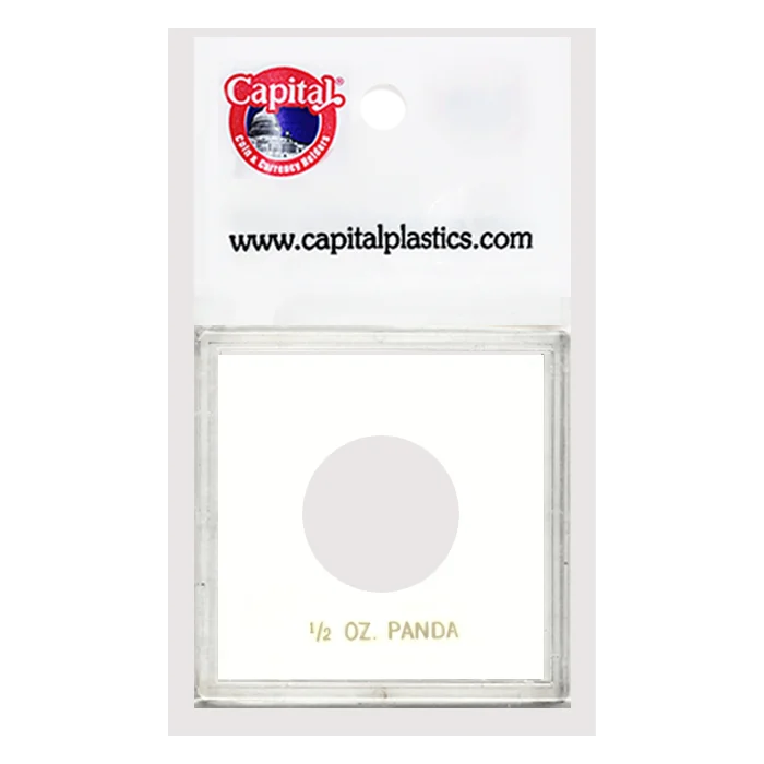 Capital Plastics Krown Coin Holder - 1/2 oz. Panda