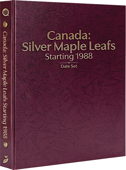 Canada Silver Maple Leafs: Starting 1988 Date Set (Burgundy)