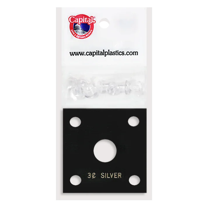 Capital Plastics 144 Coin Holder - 3c Silver