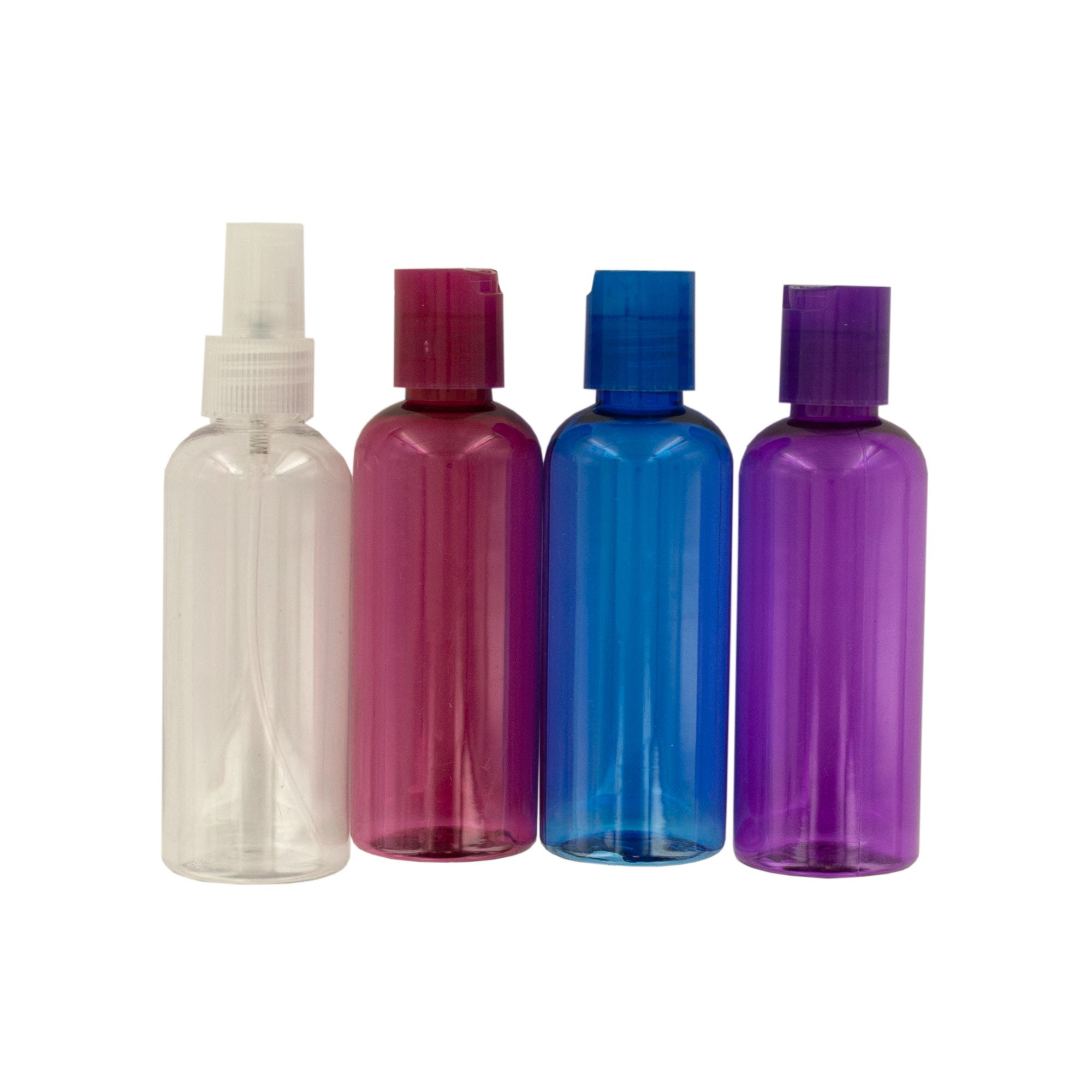 Bulk 24-Pack: Travel Bottle Set in Zippered Pouch