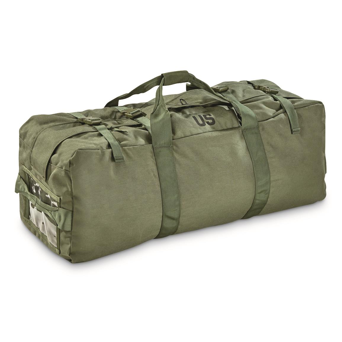 U.S. Military Surplus Zip Duffel Bag, Used