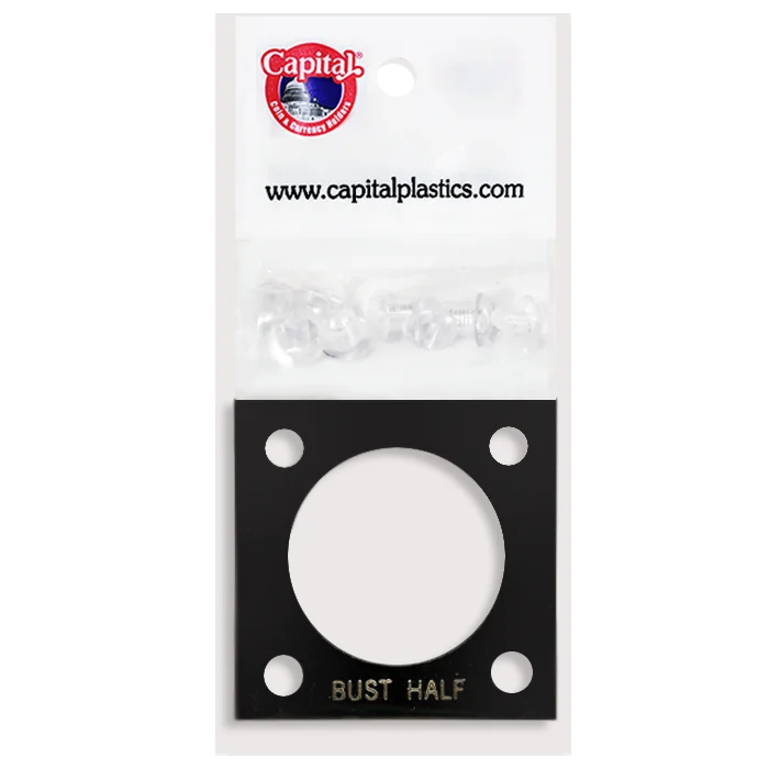 Capital Plastics 144 Coin Holder - Bust Half Dollar