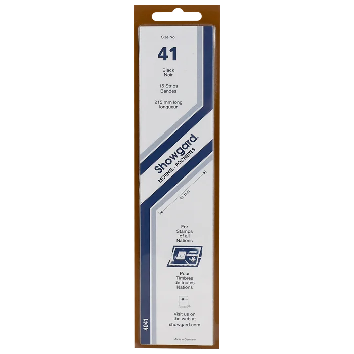 Showgard Mounts - 215mm Strips (Black) - 41x215mm