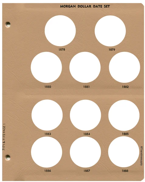 Silver Dollar Replacement Page 1 — representative supplier photograph