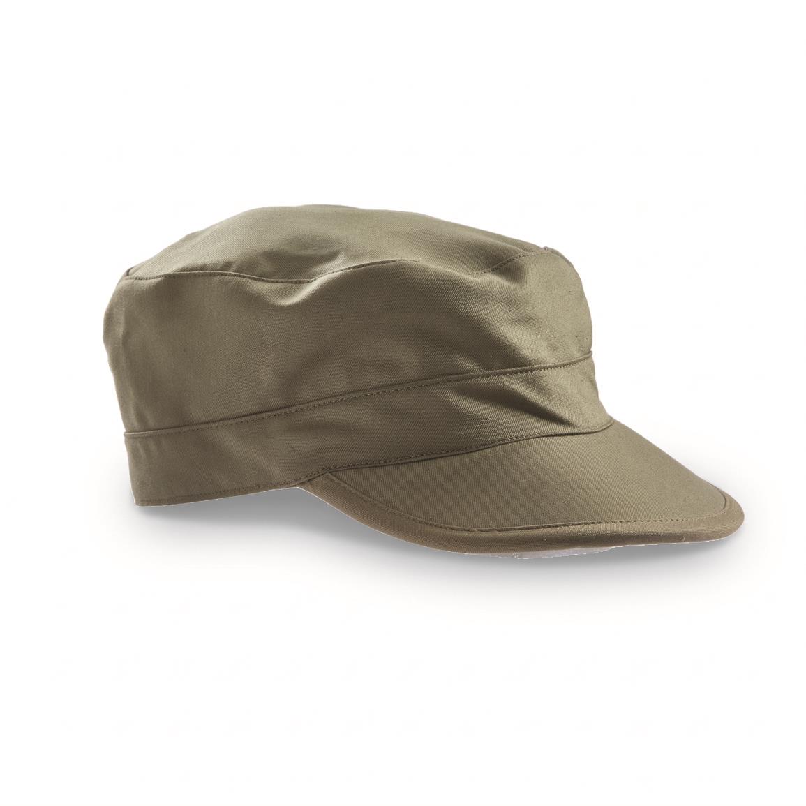 Dutch Military Surplus Field Cap, New — Olive Drab / Medium