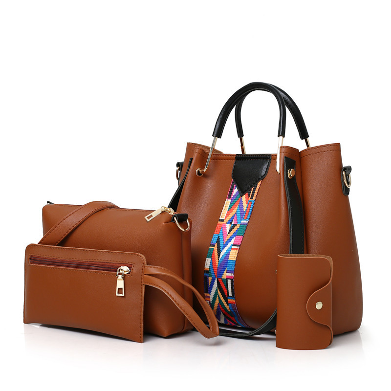 Women's Fashionable And Versatile Single Shoulder Crossbody Handbag — Camel