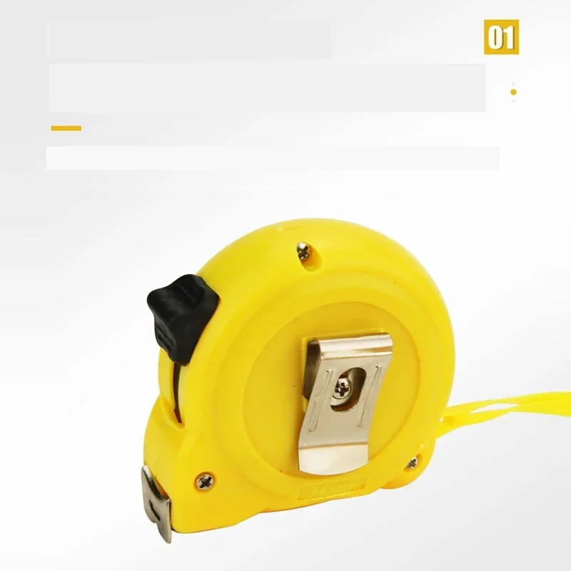 Metric steel tape measure with belt clip, 2, 3 or 5 m — representative supplier photograph