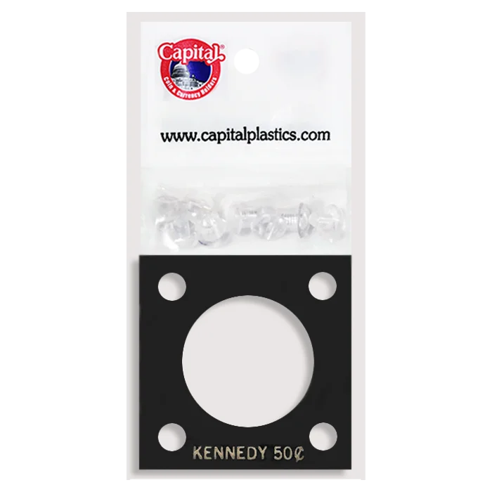 Capital Plastics 144 Coin Holder - Kennedy Half Dollar