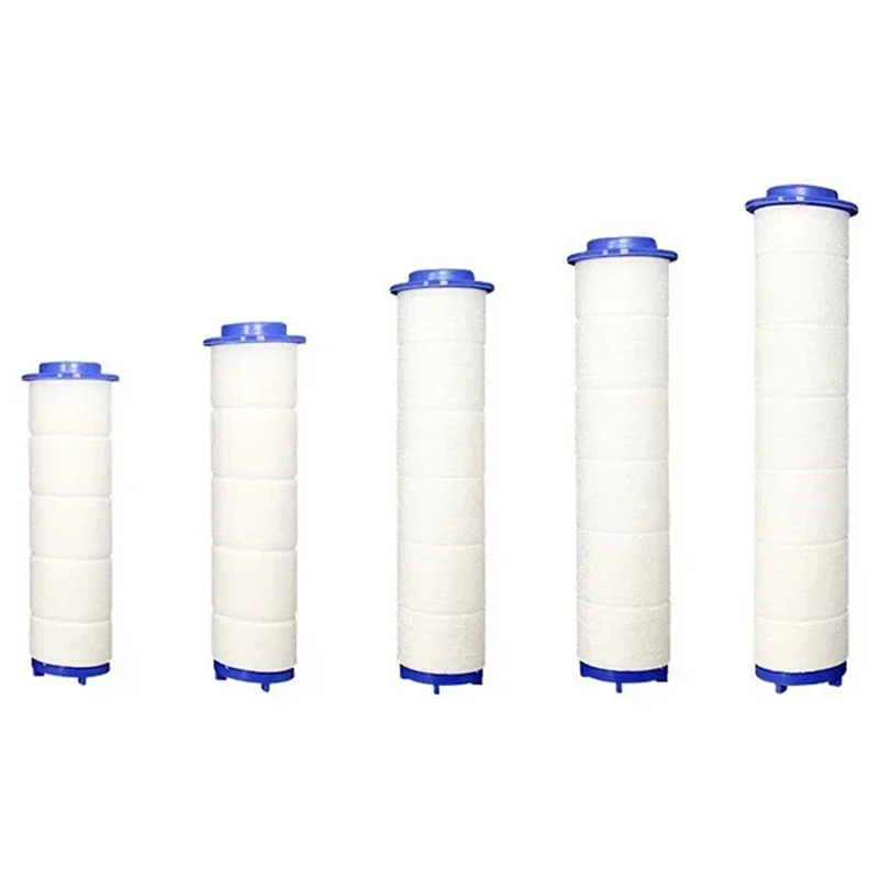 Replacement PP cotton filter cartridges for handheld shower heads, 5 pack