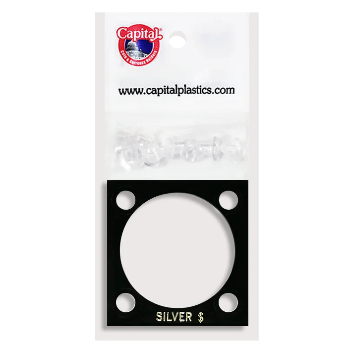 Capital Plastics 144 Coin Holder - Silver $