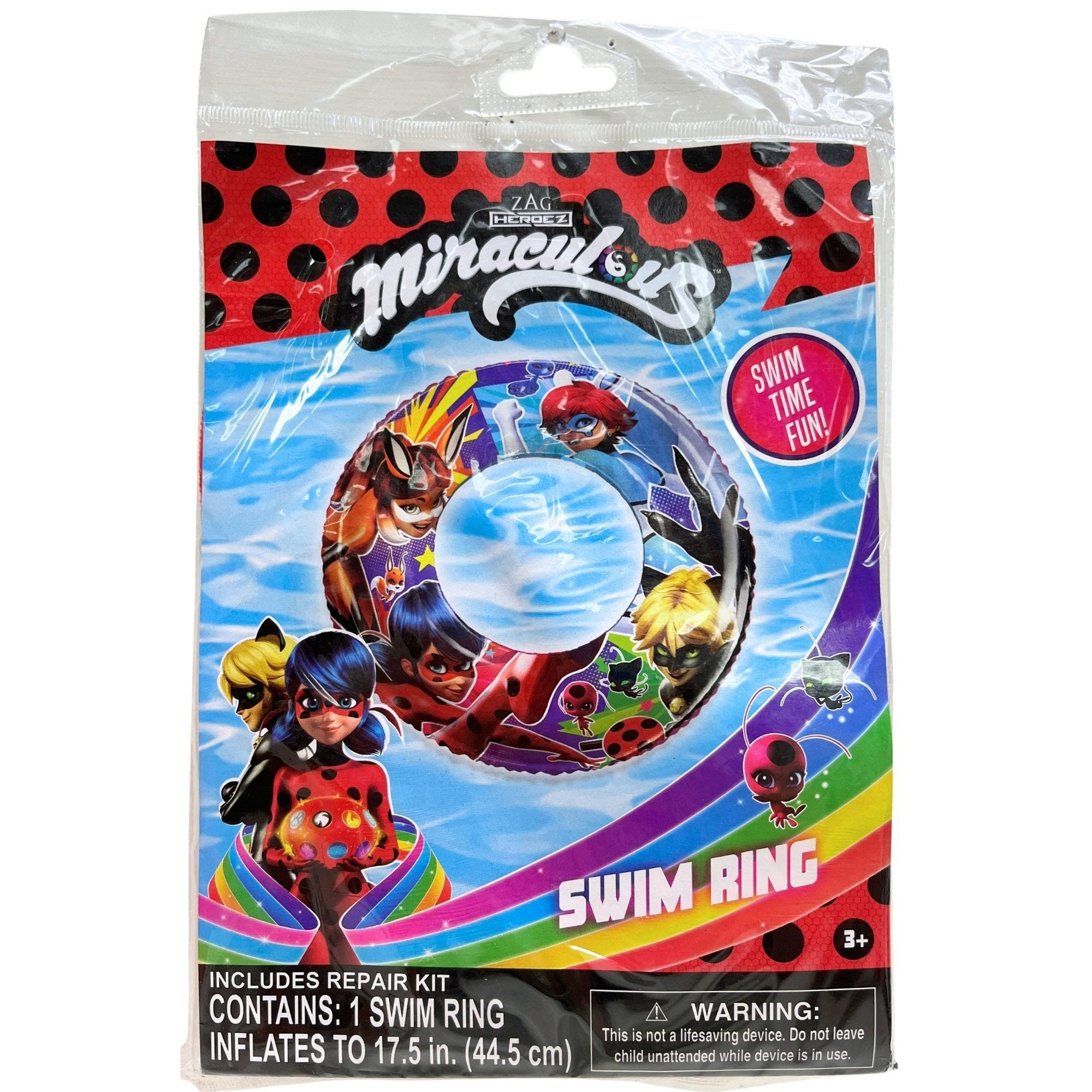 Miraculous Ladybug Inflatable Swim Ring (pack of 36)