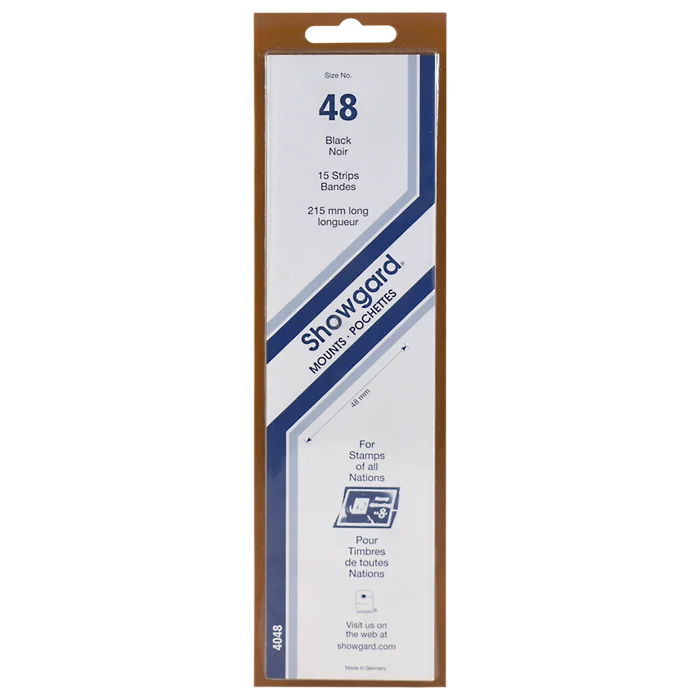 Showgard Mounts - 215mm Strips (Black) - 48x215mm