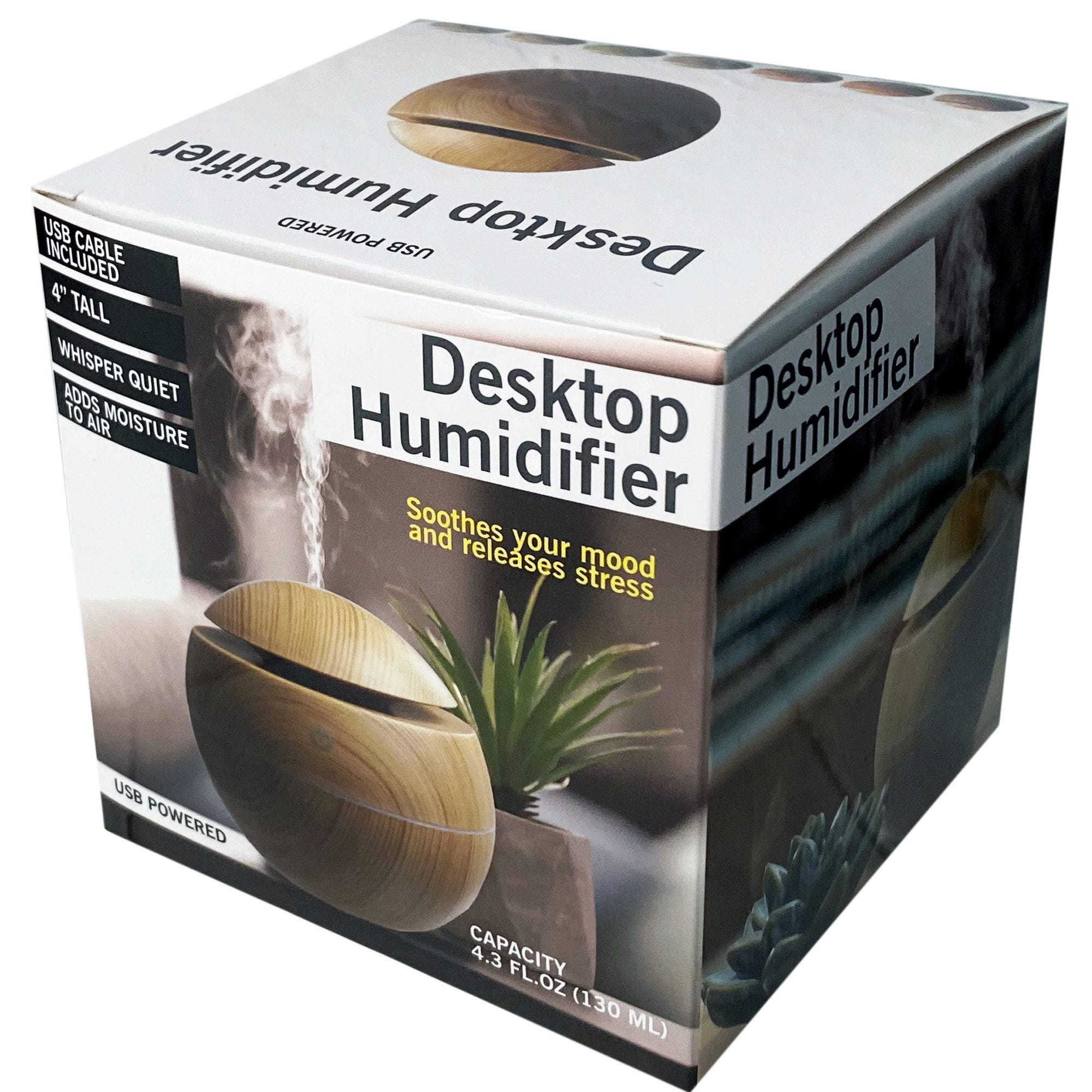 Bulk 12-Pack: Color Changing 130 ml Humidifier