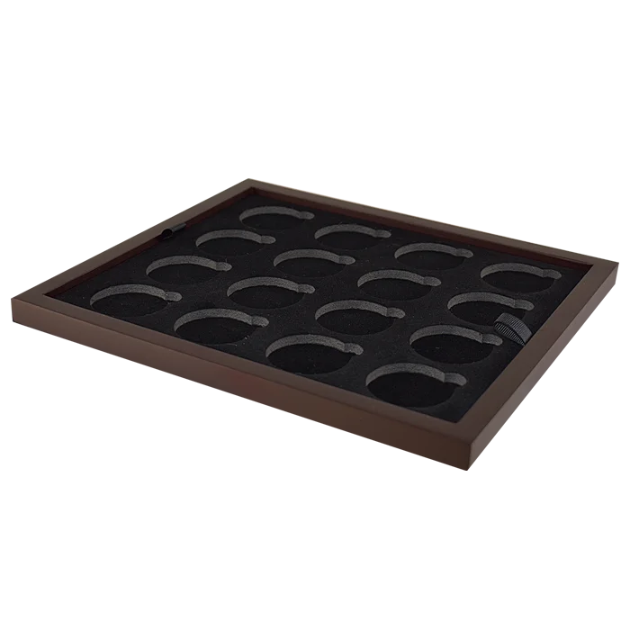 Large Capsule Tray - Holds 16 Round Large Sized Coin Capsules