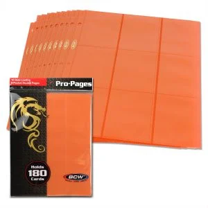 Side Loading 18-Pocket Pro Pages-Orange LTD STOCK