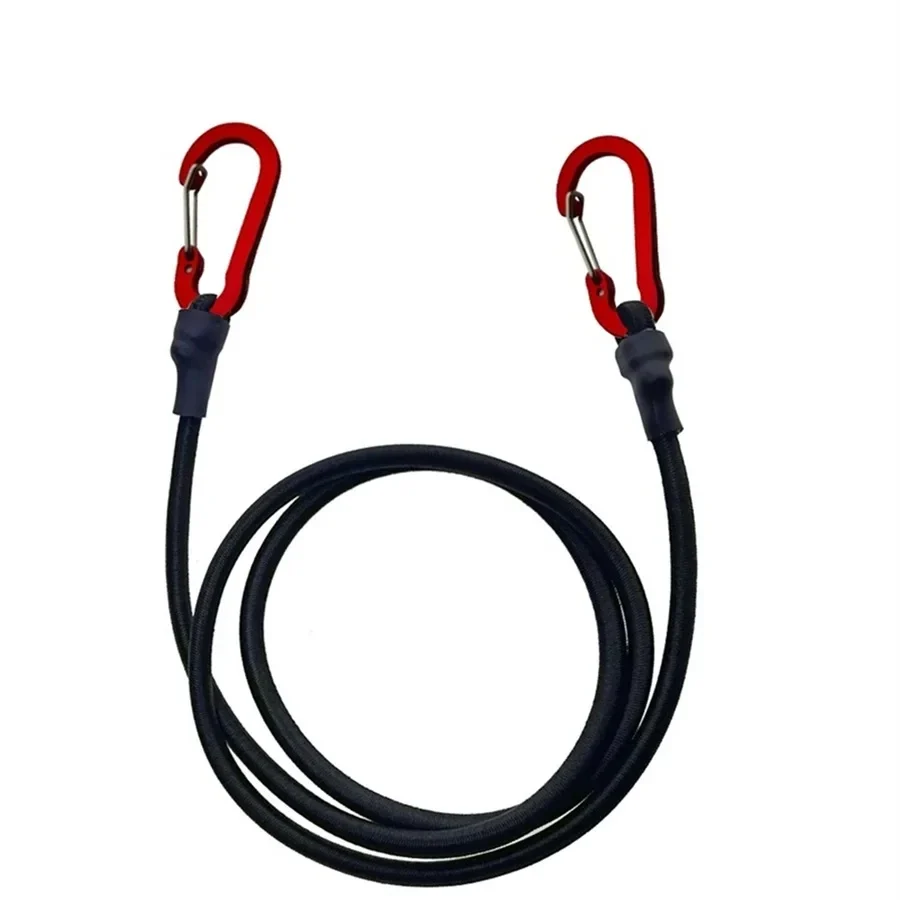 Heavy-duty bungee cord with carabiners, 30 to 210 cm — representative supplier photograph