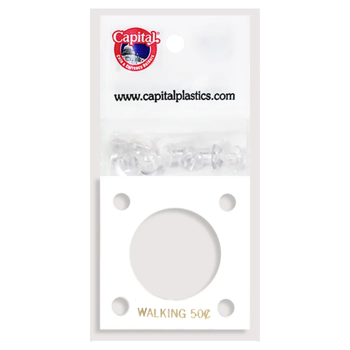 Capital Plastics 144 Coin Holder - Walking Half Dollar