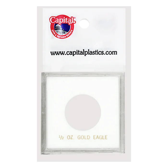 Capital Plastics Caps Coin Holder - 1/2 oz. Eagle