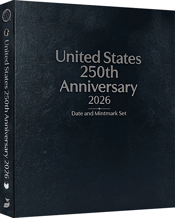 United States 250th Anniversary Collection: 2026 Date & Mintmark Set (Black)