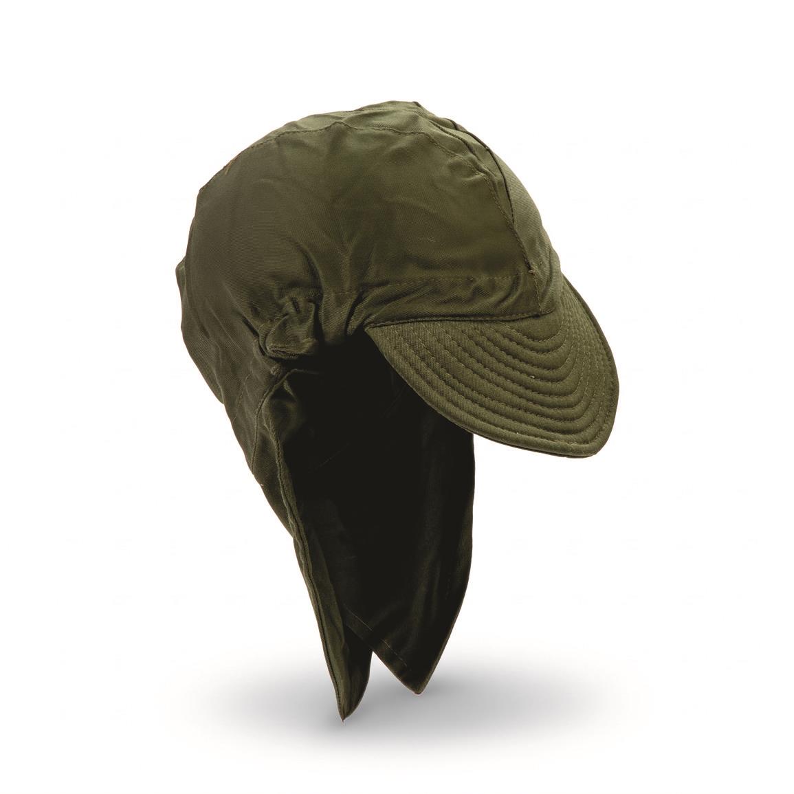 Portuguese Military Surplus Army Field Cap, New — Olive Drab / One Size Fits Most