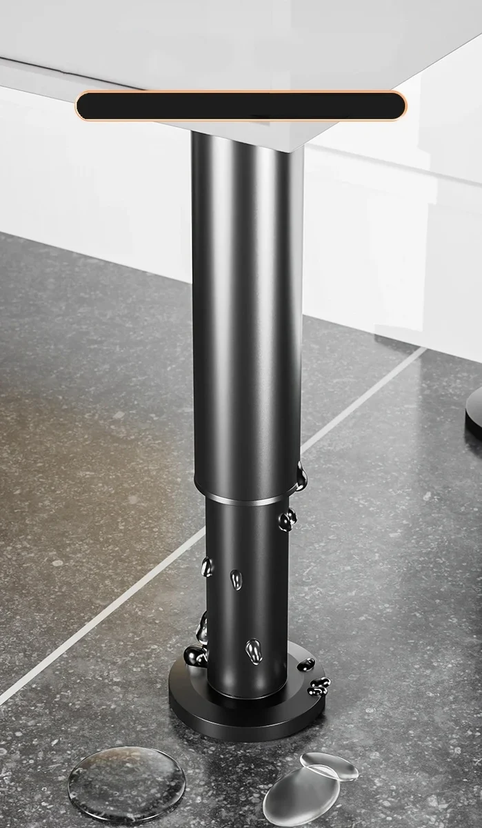 Adjustable metal support legs for beds and sofas, 8 cm to 110 cm
