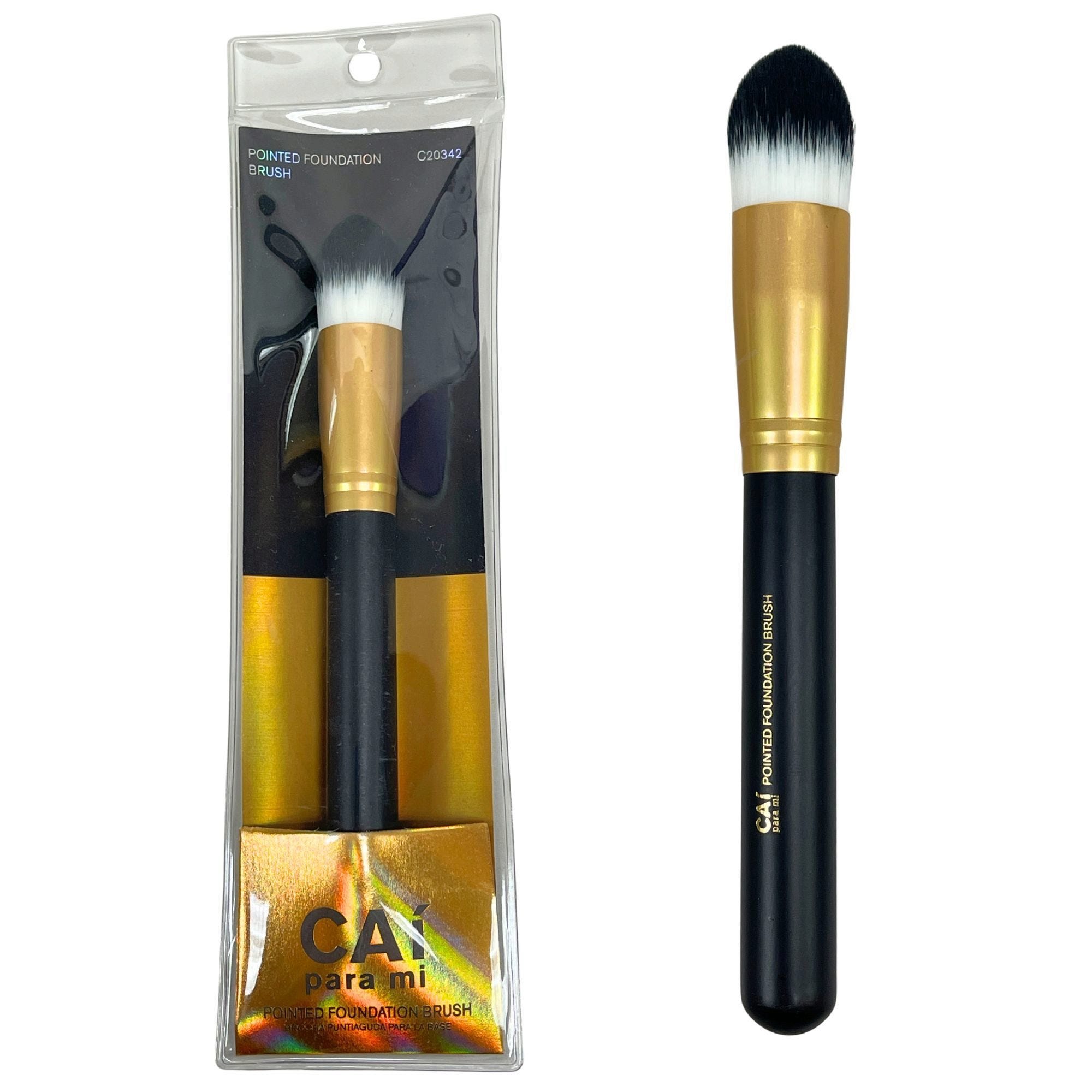 Bulk 24-Pack: CAi Pointed Foundation Brush
