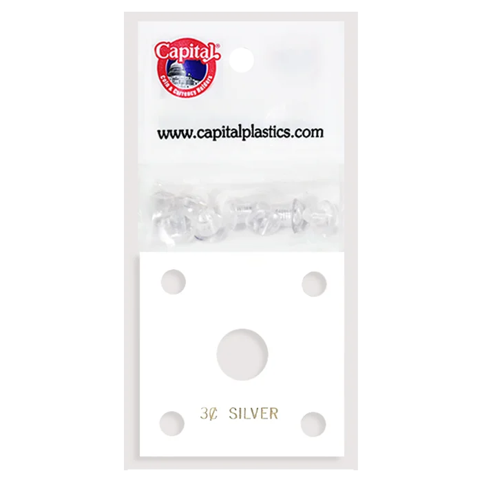 Capital Plastics 144 Coin Holder - 3c Silver