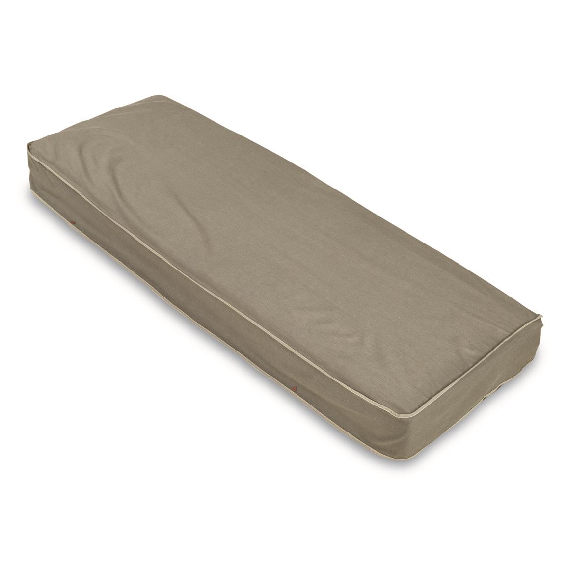 Italian Police Surplus Mattress Covers, 2 Pack, Used — Gray/White