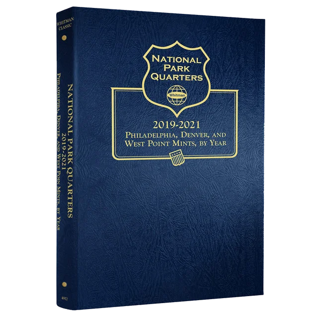 2019-2021 National Park Quarter Album P,D,WP Mints