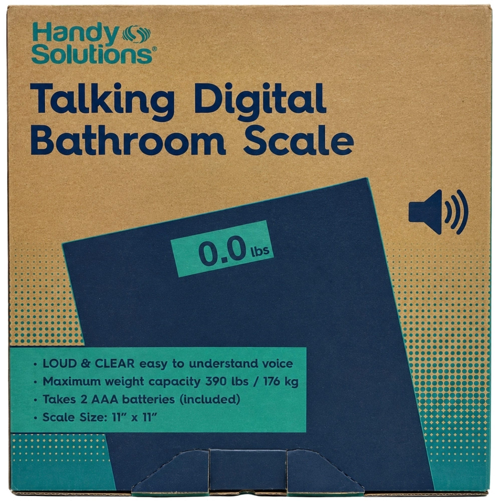 Handy Solutions Talking Digital Bathroom Scale (pack of 4)