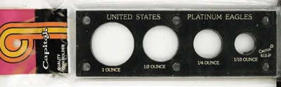 U.S. Platinum Eagles (1, 1/2, 1/4, 1/10 oz.)