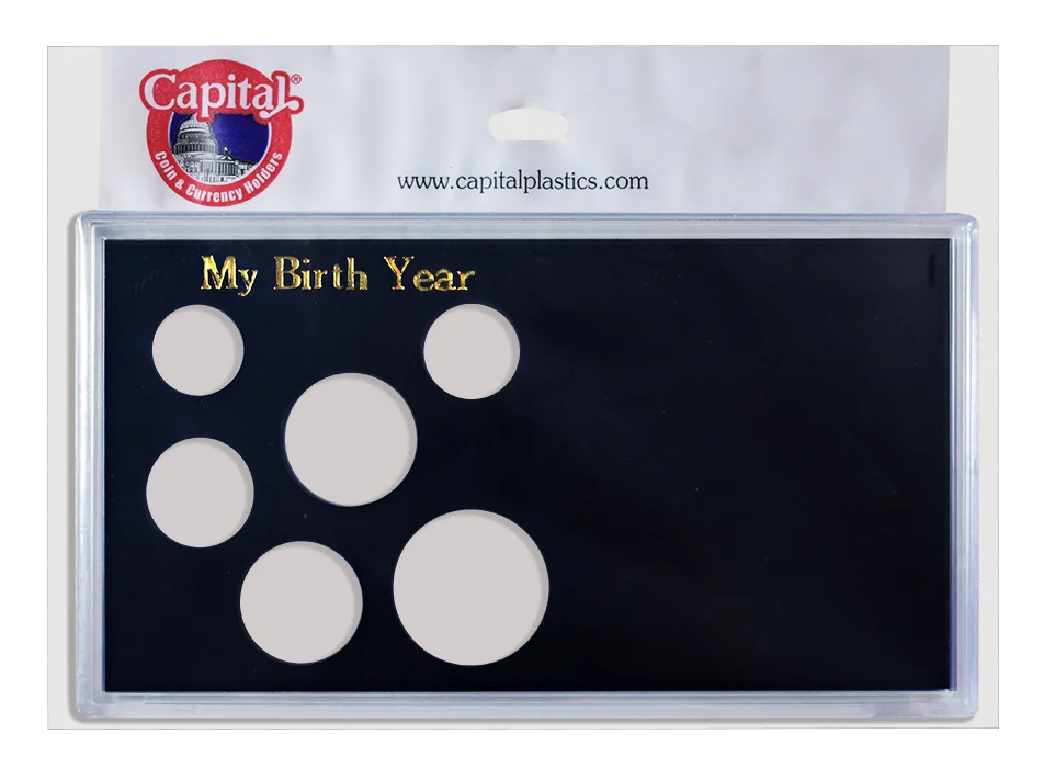 My Birth Year Coins (Small $, .50, .25, .10, .05, .01)