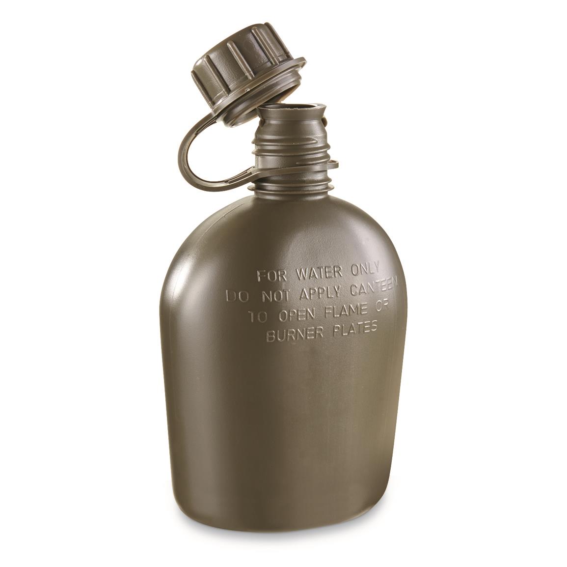 U.S. Military Surplus 1 Quart Canteen, New