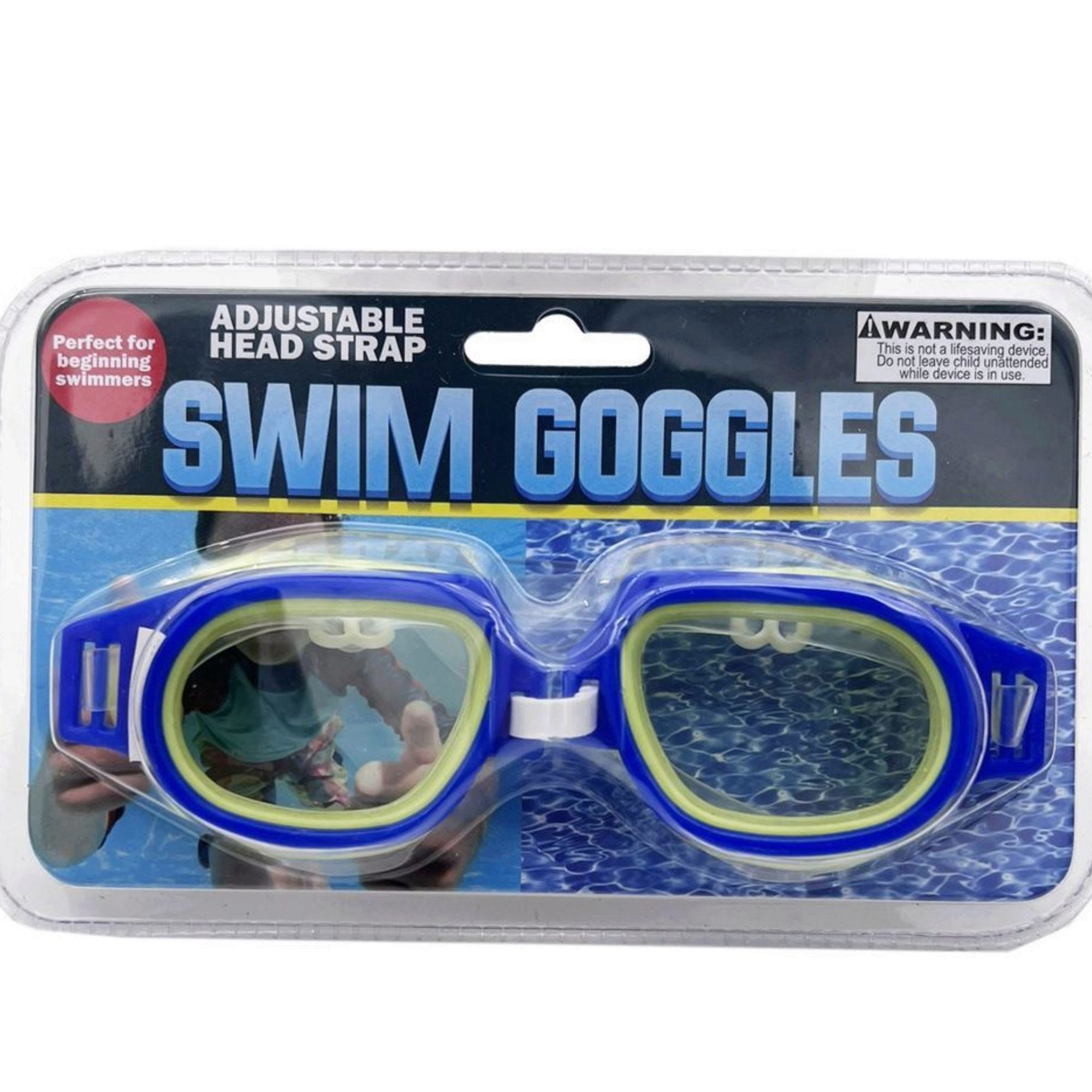 Leak-Proof Adjustable Swim Goggles (pack of 24)
