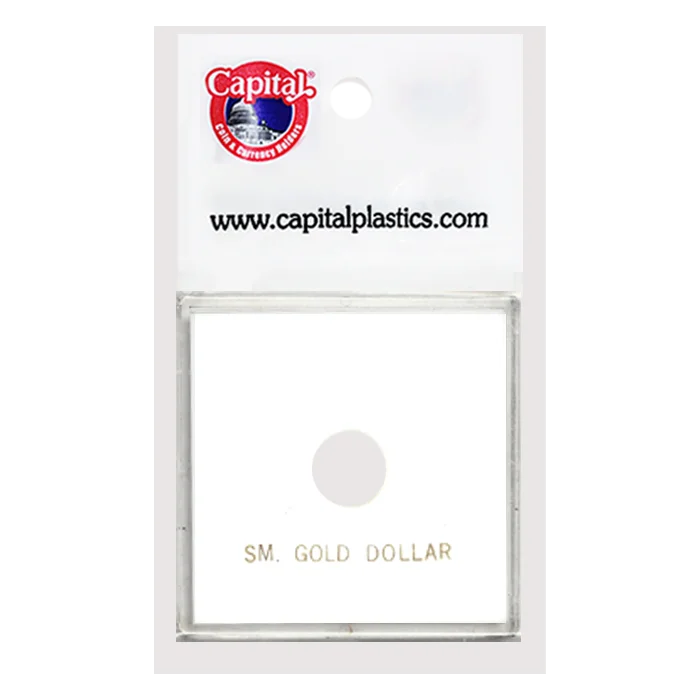 Capital Plastics Krown Coin Holder - Small Gold $ (type 1)