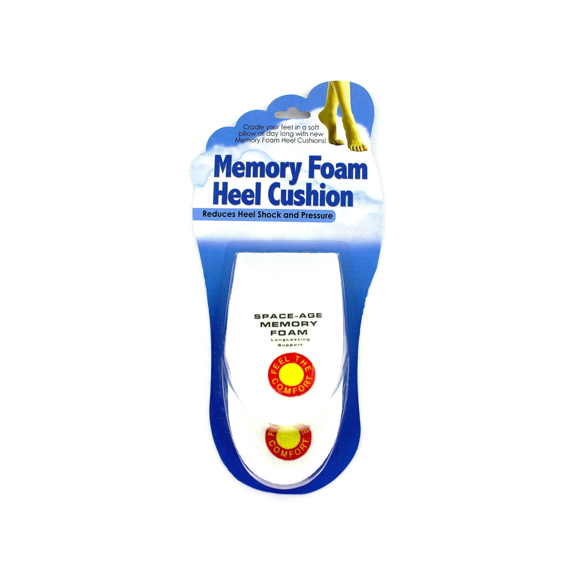 Bulk 24-Pack: Memory Foam Heel Cushions