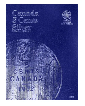 Canadian 5-Cent Folder 1858-1921